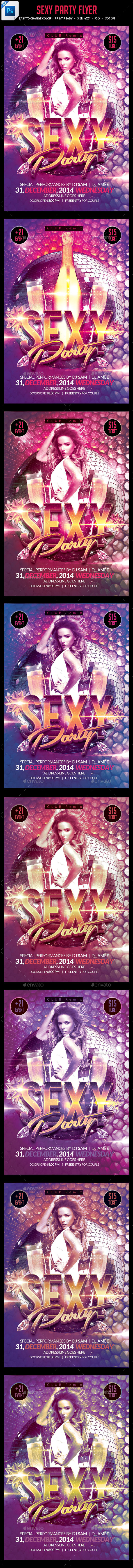 Sexy Party Flyer - Clubs & Parties Events