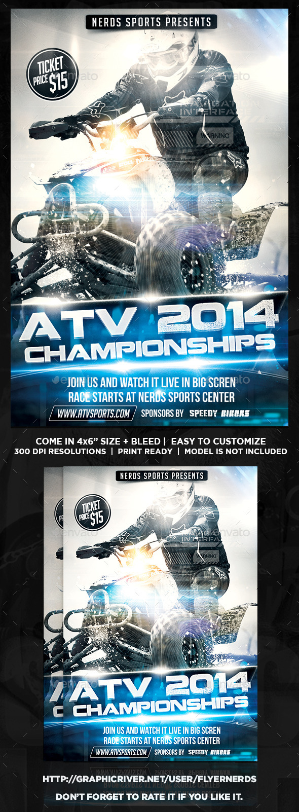 ATV 2014 Championships Sport Flyer - Sports Events
