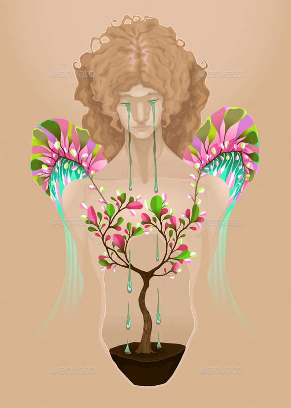 I am Beautiful - Conceptual Vectors