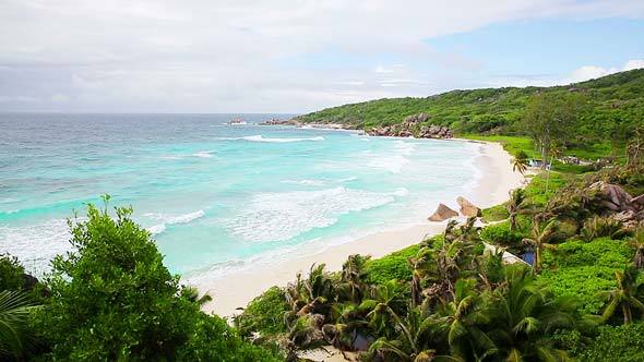 Grande Anse Beach In La Digue