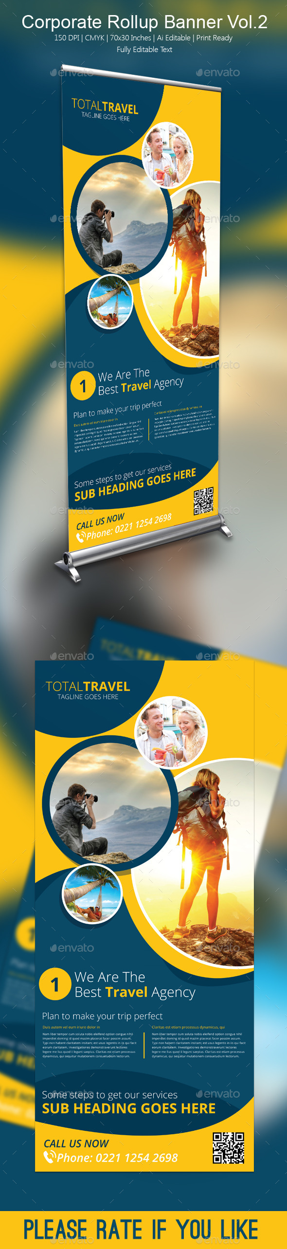 Corporate Rollup Banner Vol2 - Corporate Flyers