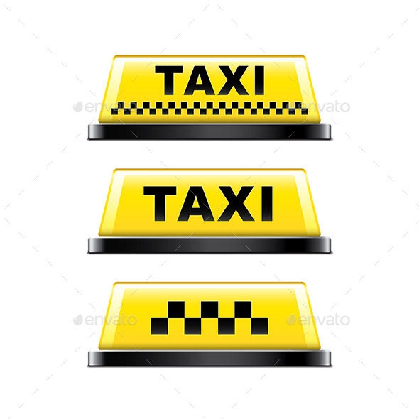 Taxi Sign - Miscellaneous Vectors
