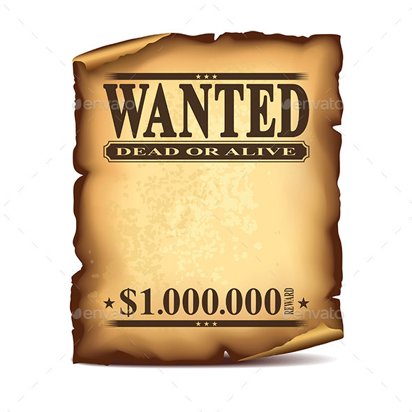 Wanted Poster - Backgrounds Decorative