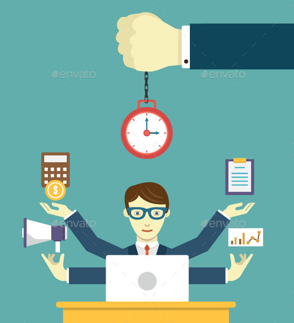 Time Management - Pledge of Success - Business Conceptual