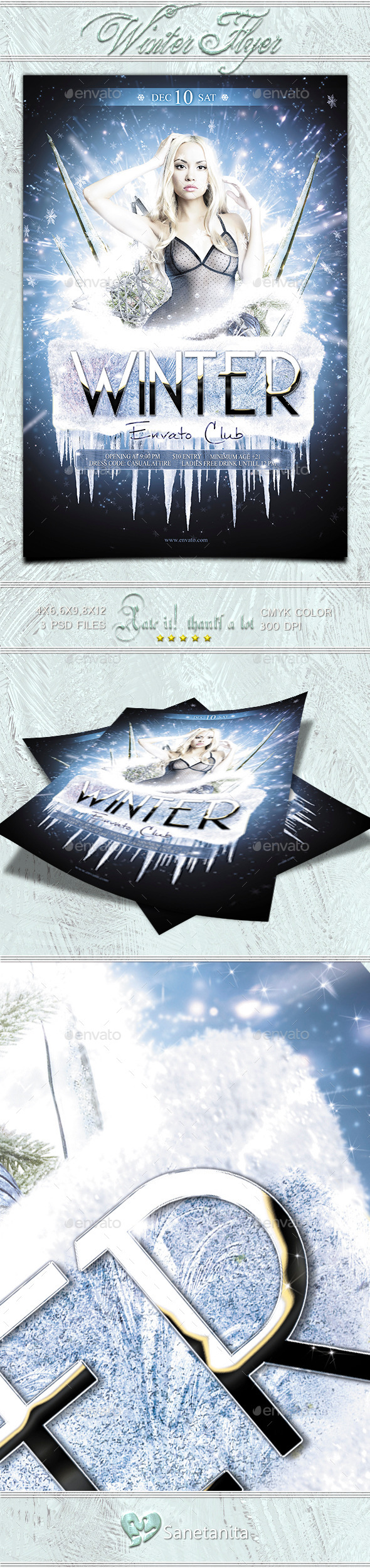 Winter Flyer - Clubs & Parties Events