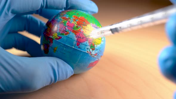 Global Covid19 Vaccination Strategy Concept alt