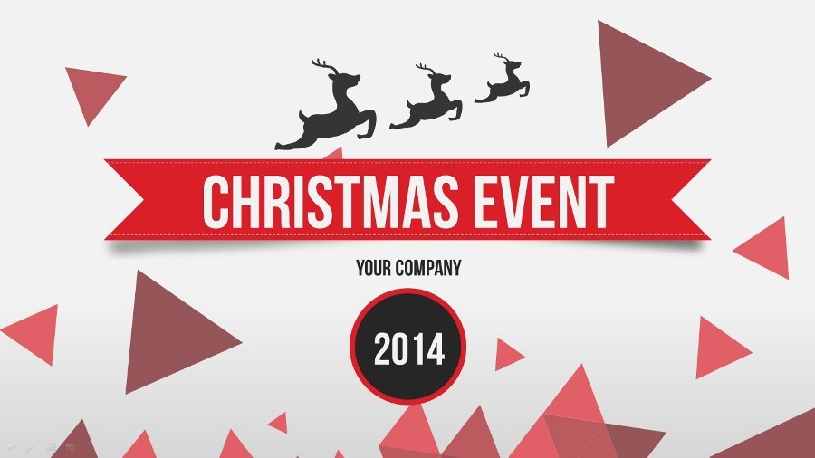 christmas event powerpoint template by presentakit graphicriver christmas event template