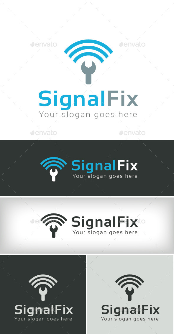 SignalFix Logo Template - Objects Logo Templates