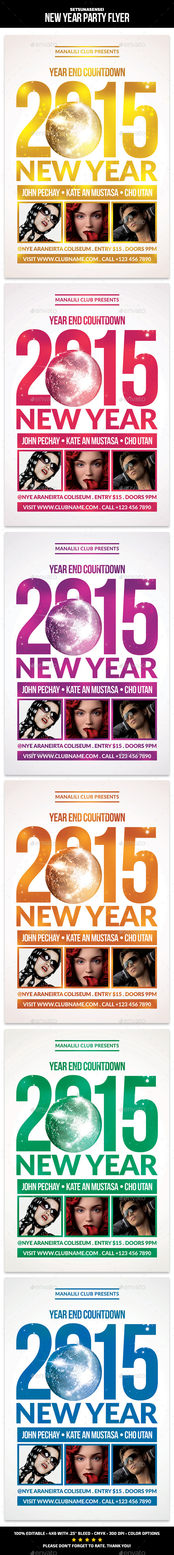 New Year Party Flyer - Clubs & Parties Events