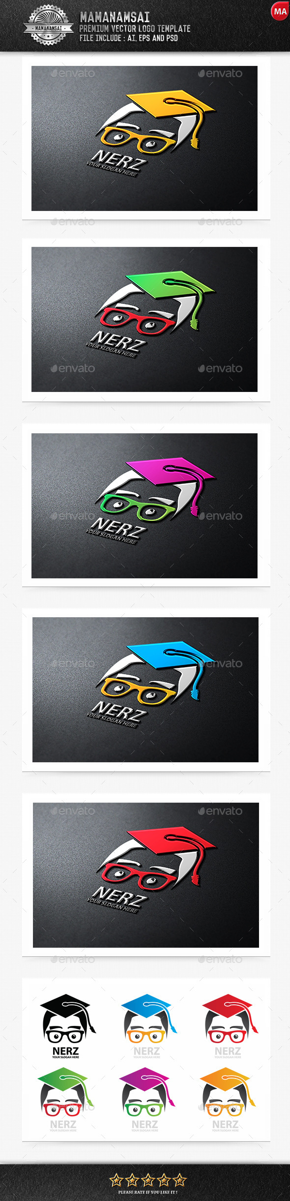 Nerz Logo - Logo Templates