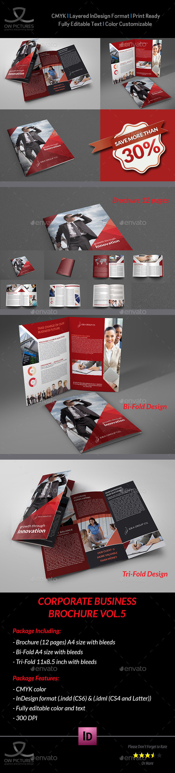 Company Brochure Bundle Vol.5 - Brochures Print Templates