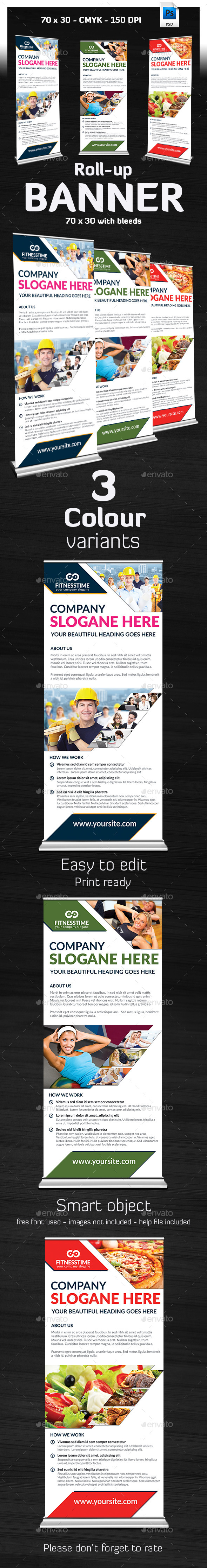 Beyan Multipurpose Roll Up Banner - Signage Print Templates