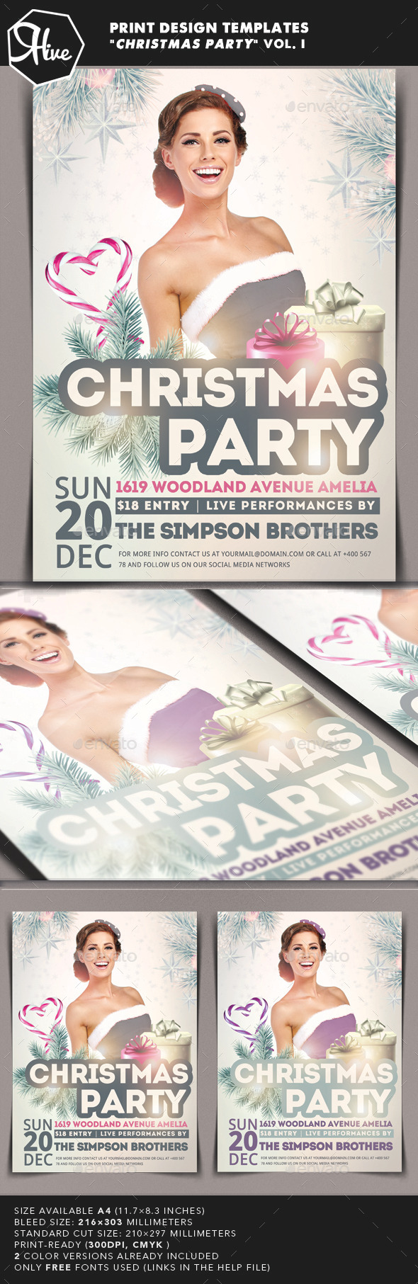 Christmas Party Flyer - Clubs & Parties Events