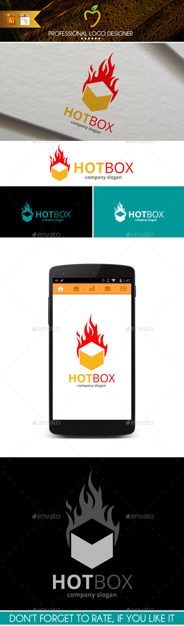 Hot Box Logo - Symbols Logo Templates