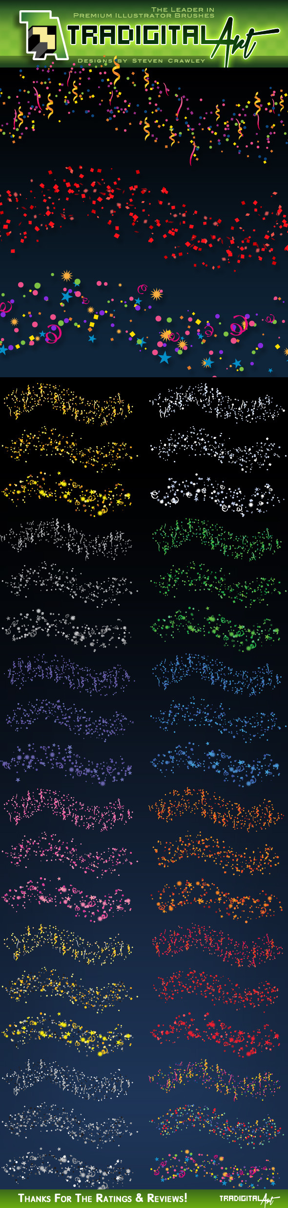 Confetti Brushes - Miscellaneous Brushes