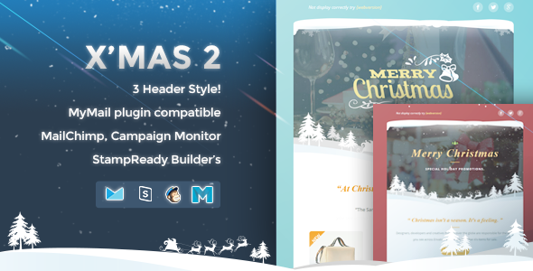 X'mas 3 | Responsive Email Template - 1