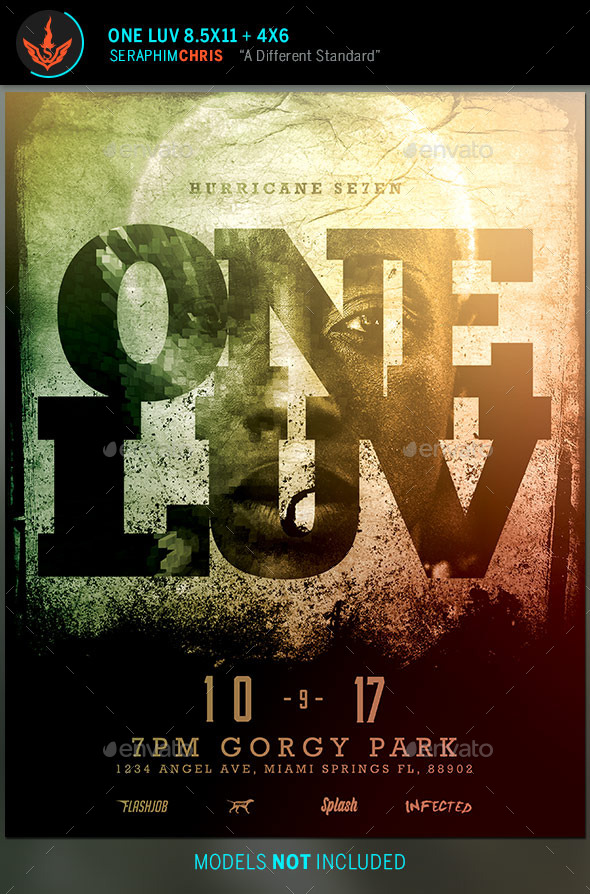 One Love: Flyer Template - Events Flyers