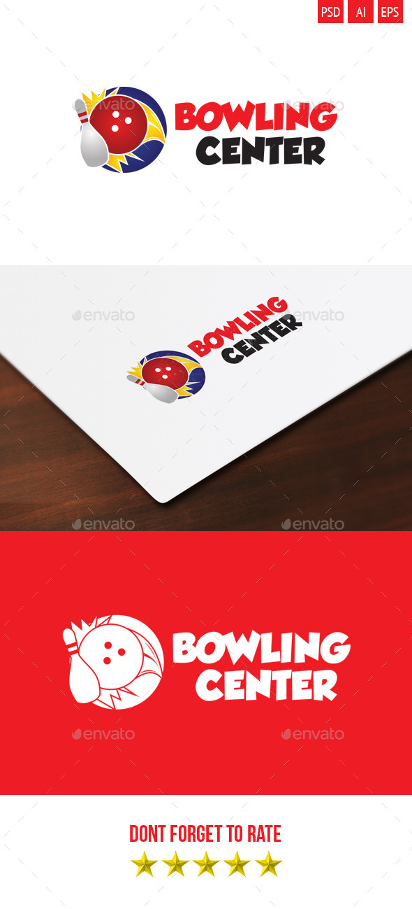 Bowling Center Logo - Symbols Logo Templates