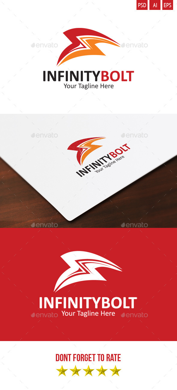 Infinity Bolt Logo - Symbols Logo Templates