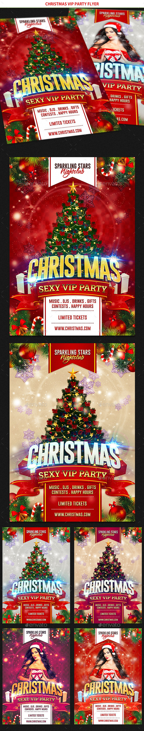 Christmas VIP Party Flyer - Holidays Events