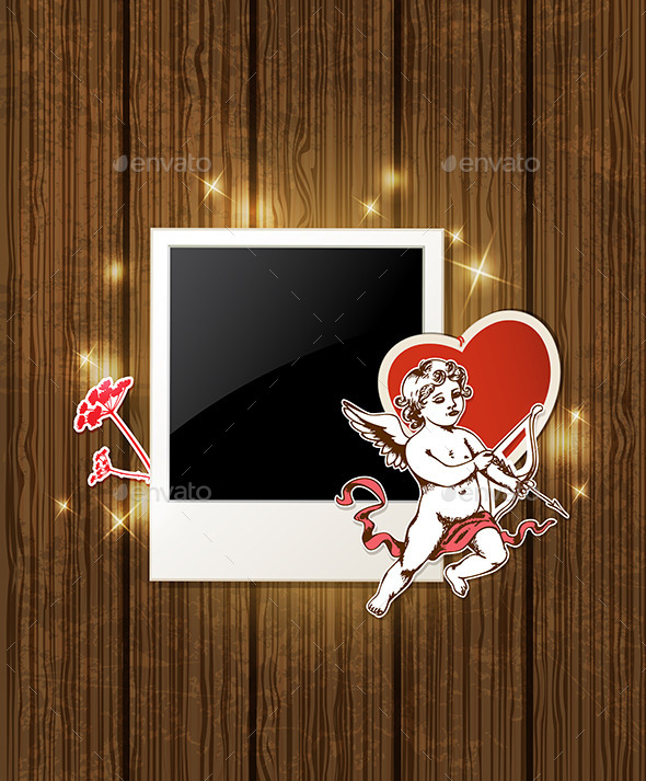 Photo and Cupid for Valentine's Day - Valentines Seasons/Holidays