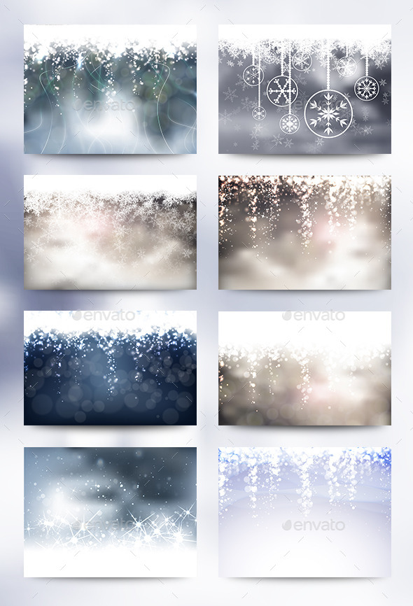 8 Christmas Backgrounds - Christmas Seasons/Holidays