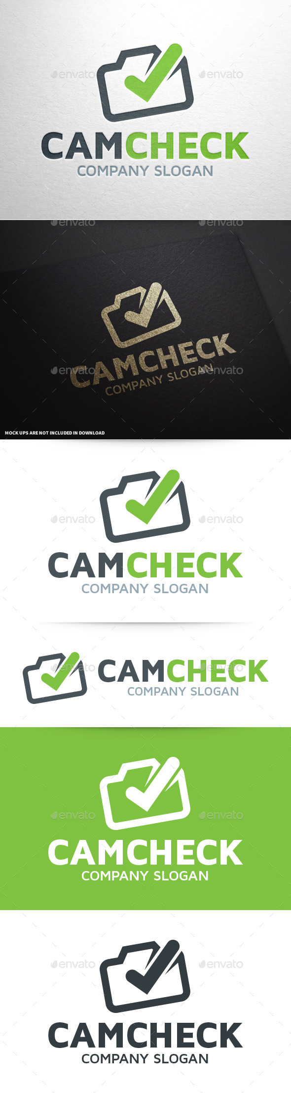 Camera Check Logo Template - Symbols Logo Templates