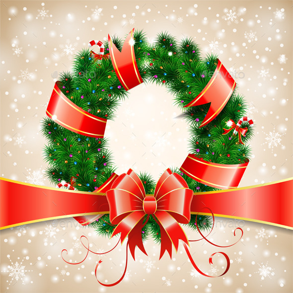 Christmas Wreath - Christmas Seasons/Holidays