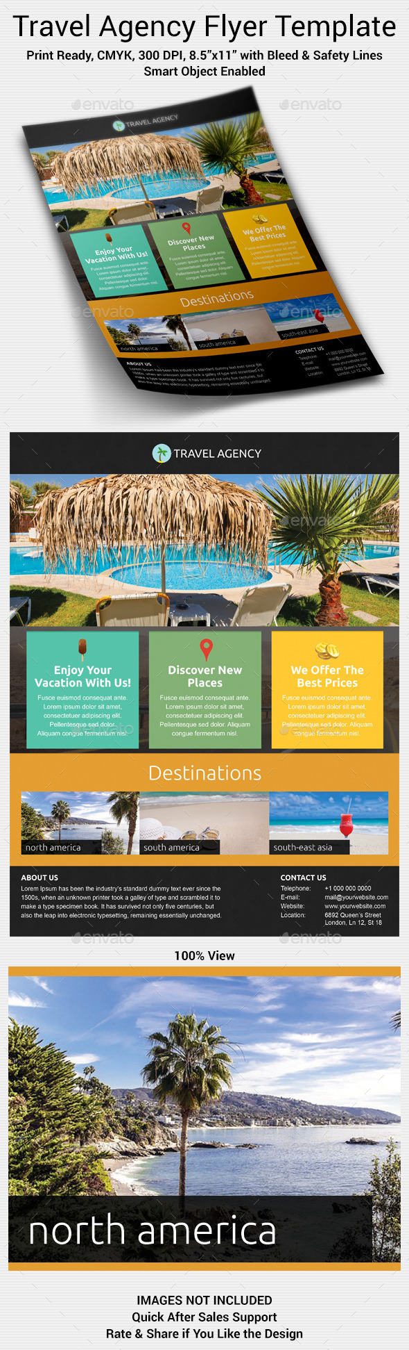 Travel Agent Flyer Template - Corporate Flyers