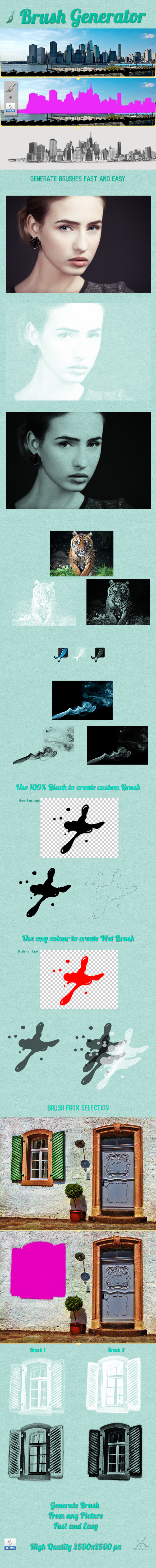 Brush Generator - Brushes Photoshop