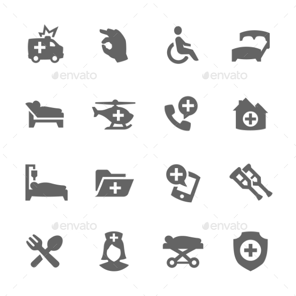 Medical Transportation Icons - Miscellaneous Icons