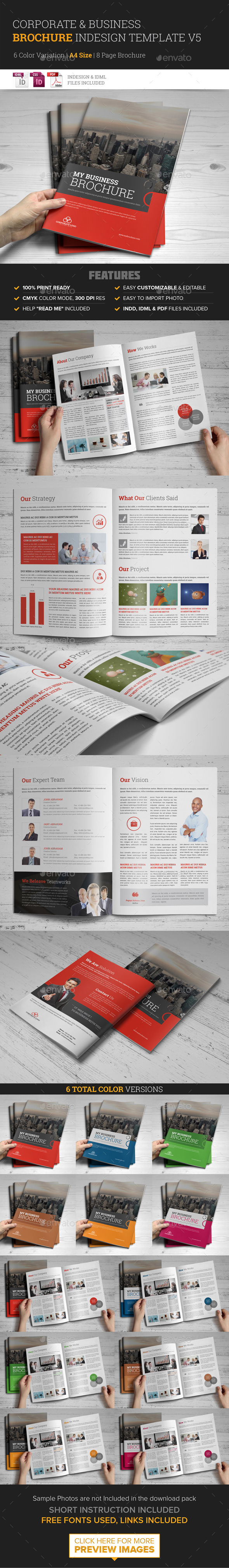 Corporate Multipurpose Brochure Template v5 - Corporate Brochures