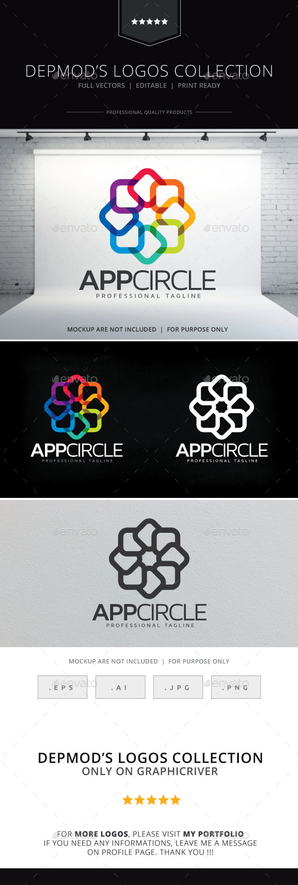 App Circle Logo - Abstract Logo Templates