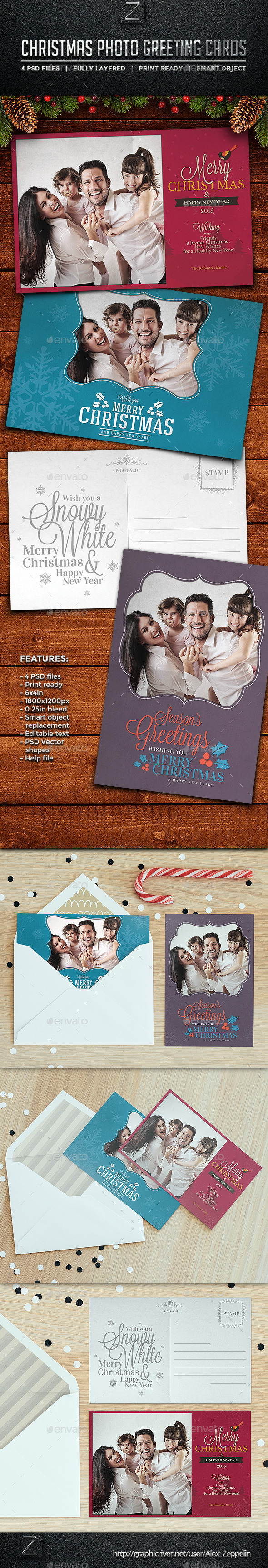 Christmas Photo Cards - Holiday Greeting Cards