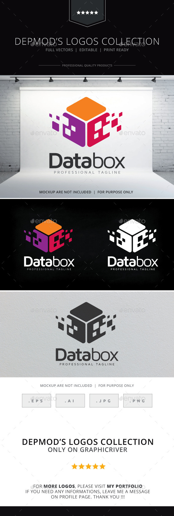 Data Box Logo - Vector Abstract