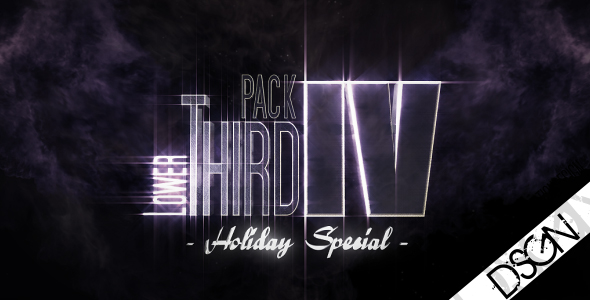 Lower Third Pack Vol.4 "HOLIDAY SPECIAL" FullHD