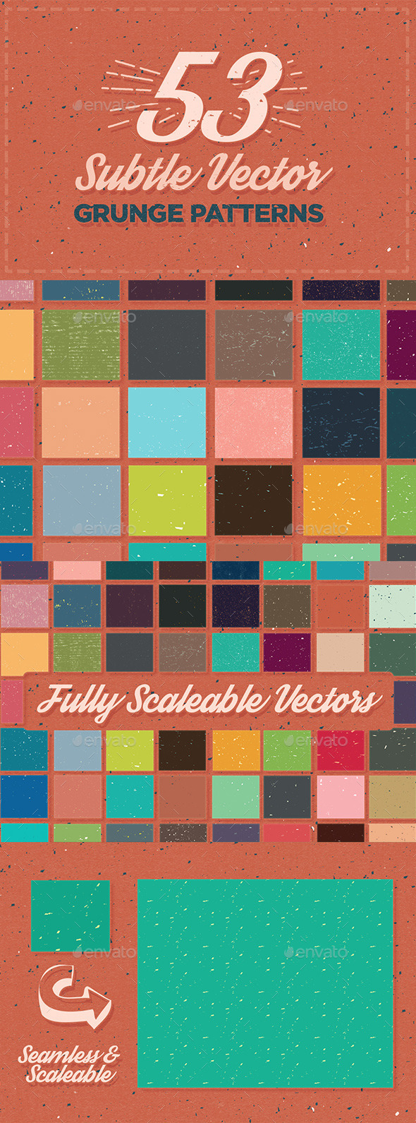 53 Subtle Grunge Patterns - Patterns Decorative