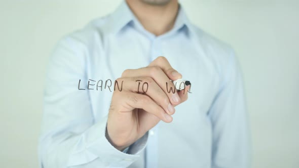 Learn To Wait, Writing On Screen alt