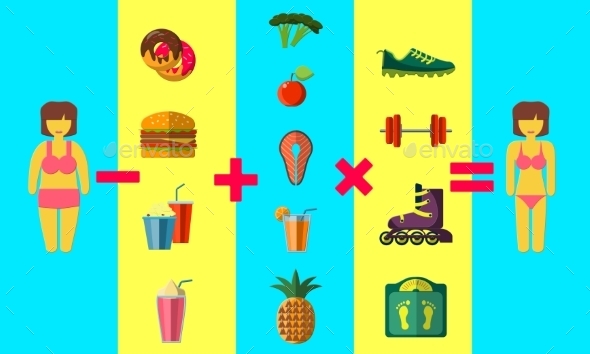 Diet Concept - Food Objects