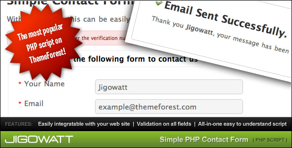 Simple PHP Contact Form