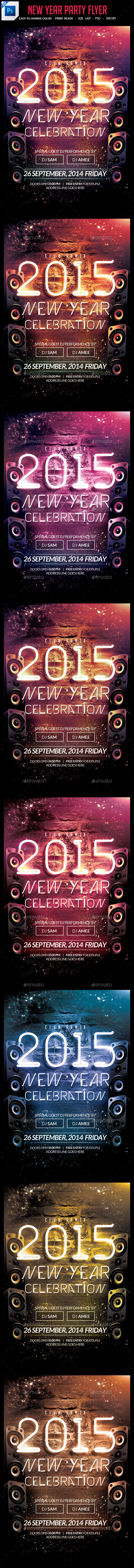 New Year Party Flyer - Clubs & Parties Events