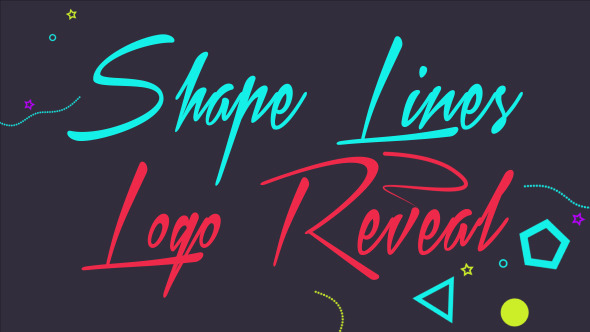 Shape Lines Logo - VideoHive 9623366