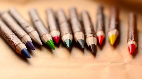 Wood Colorful Pencil