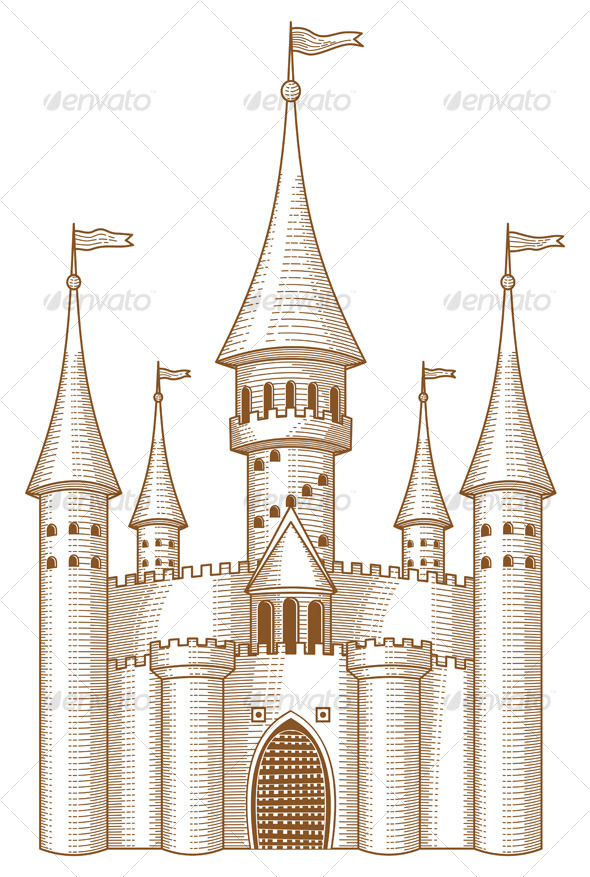 Fairy-tale castle - Buildings Objects
