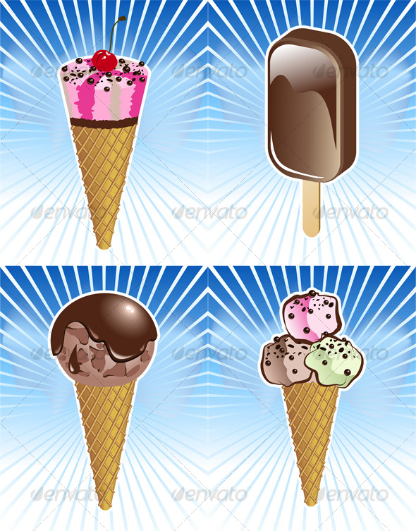 Ice-cream - Food Objects