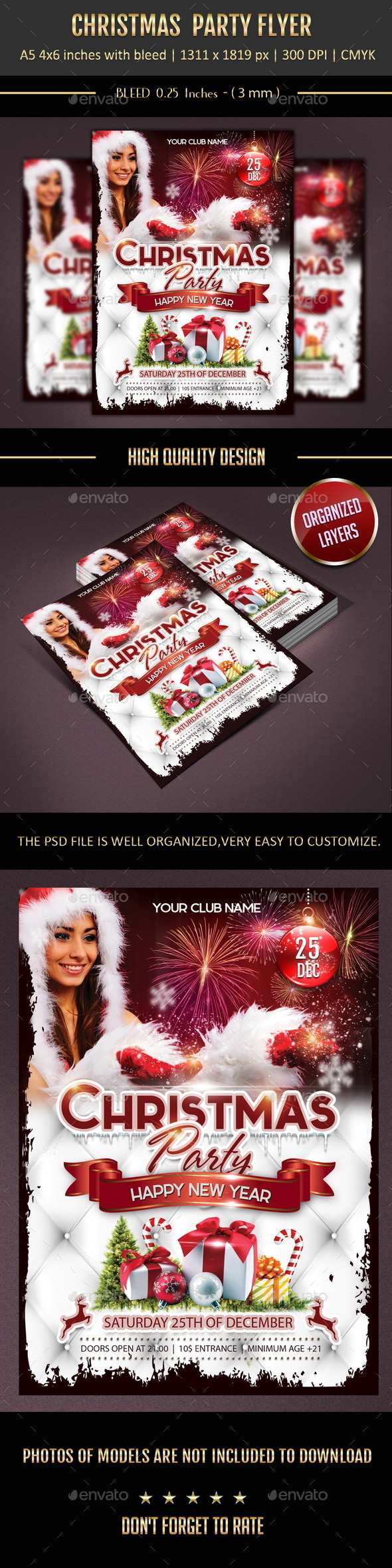 Christmas Party Template - Clubs & Parties Events