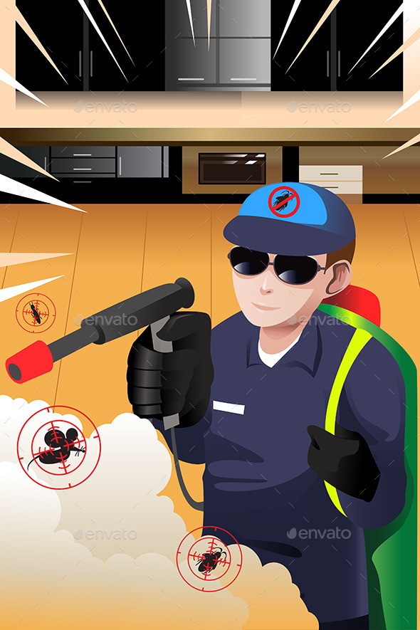 Exterminator Man - People Characters