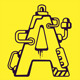 English Alphabet at Mechanical Robot Style