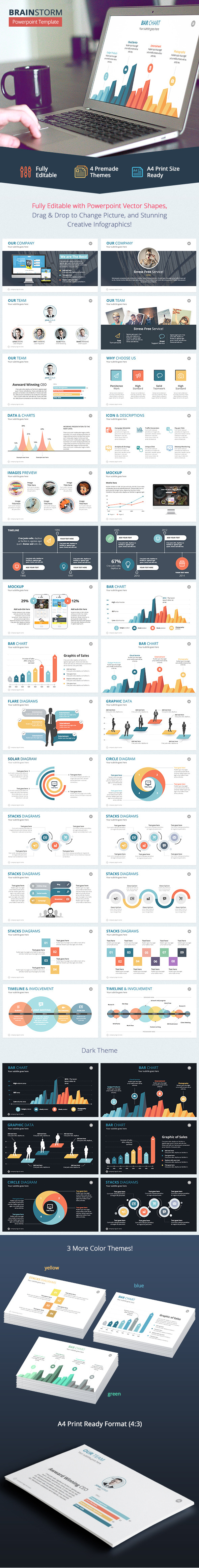 Brainstorm - Powerpoint Template - Abstract PowerPoint Templates