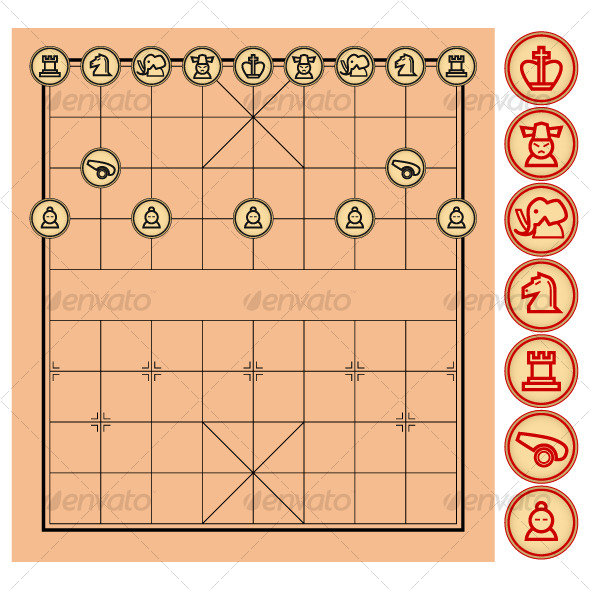 Chinese Chess Vector